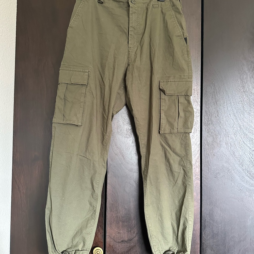 Men's Olive Cargo Pants